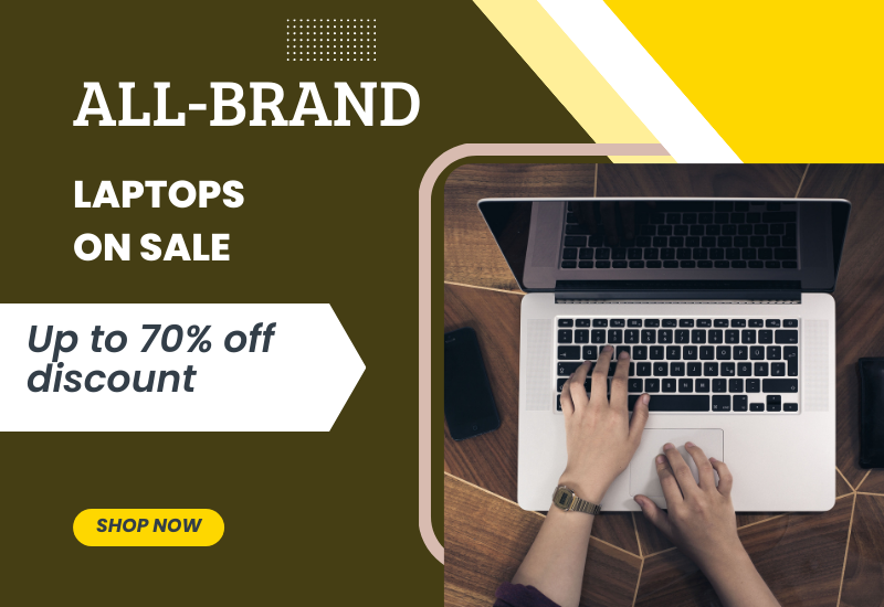 All-brand laptops on discount